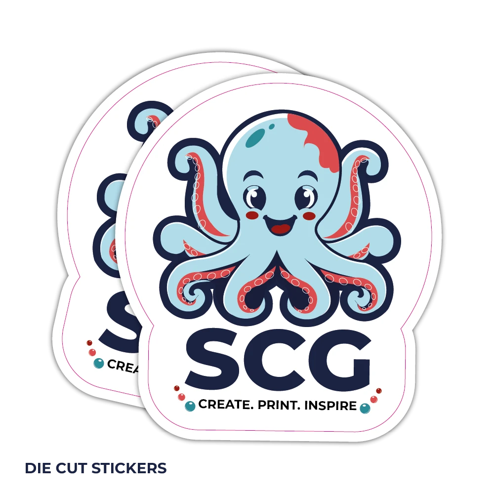 Die cut stickers