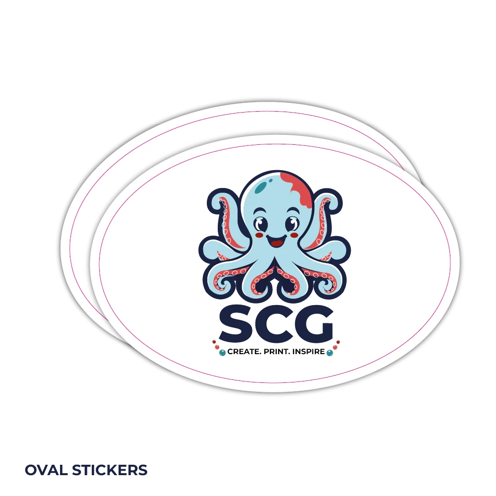 Oval Stickers